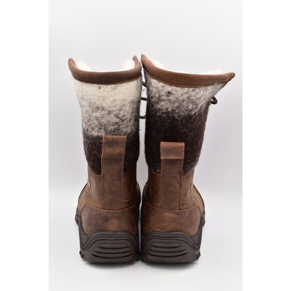 UGG ADIRONDACK WOOL II CHOCOLATE Bella WATERPROOF Boot Wool Ugg Pure US 7 NWOT - Picture 6 of 12